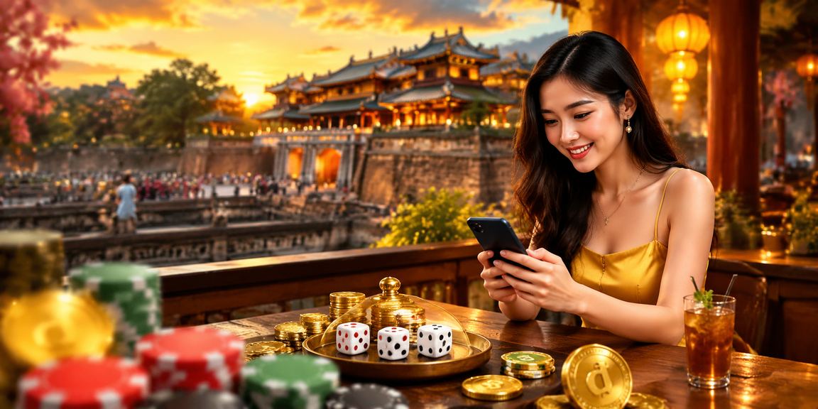 Bàn tài xỉu xúc xắc trực tuyến với không khí cà phê Huế đậm chất truyền thống
